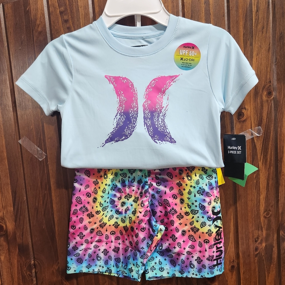 🆕️ Hurley Rashguard and Swim Trunks